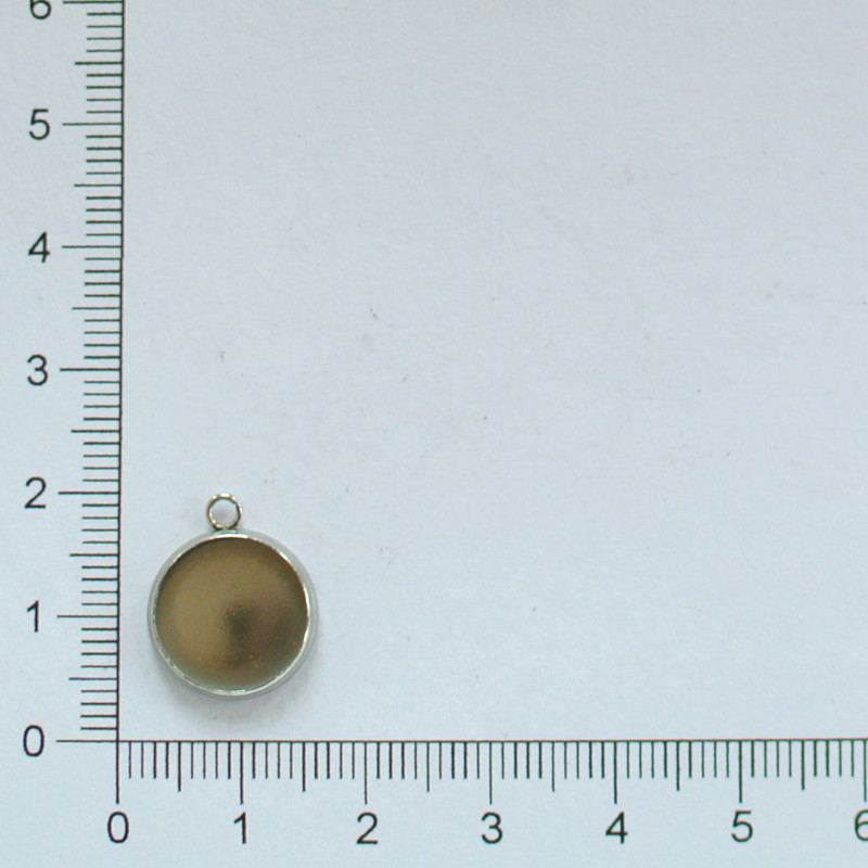 Lůžko na kabošon 10mm 304