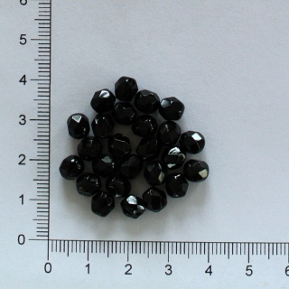 Skleněné ohňovky 6mm černá (25ks)