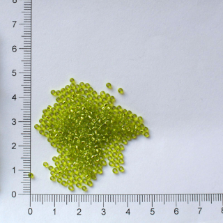 Toho 11/0 Silver-Lined Lime Green 10g