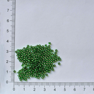 Toho 11/0 Silver-Lined Grass Green 10g