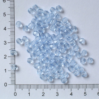 Skleněné ohňovky 4mm sv. modrá (100ks)