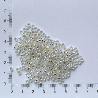 Toho 8/0 Silver Lined Crystal 10g