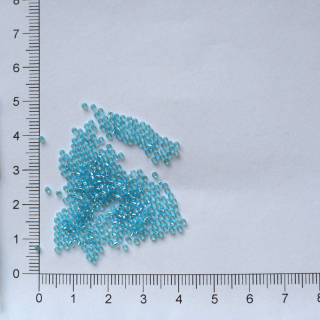 Toho 15/0 Silver-Lined Aquamarine 5g