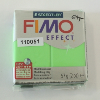 FIMO NEON Efekt Zelená