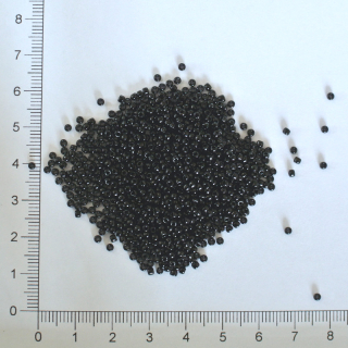Toho 11/0 Opaque Jet 10g