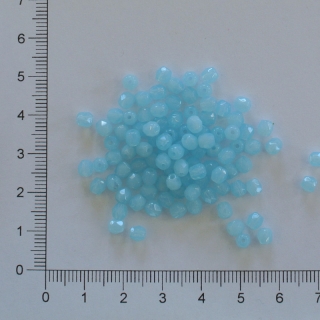 Skleněné ohňovky 4 mm bledě modré (100ks)
