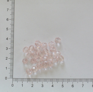 Skleněné ohňovky sv. růžové 6mm (25ks)