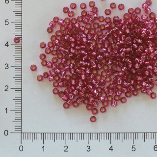 Toho 8/0 Silver Lined Mauve 10g