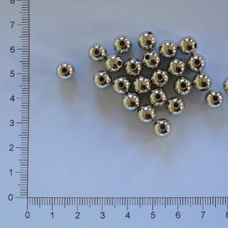Plastová kulička 8mm platina (25ks)