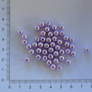 Plastová kulička 6mm fialová světlá (50ks)
