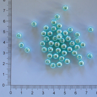 Plastová kulička 6mm mentol (50ks)