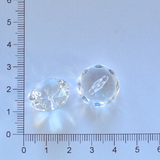 Plastový diamant nízký čirý