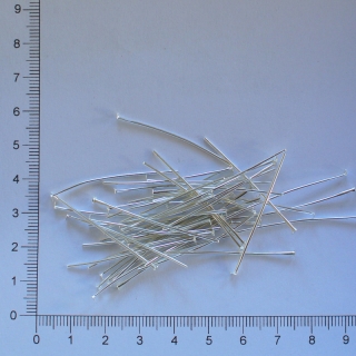 Kovový nýt 40mm stříbrný (50ks)