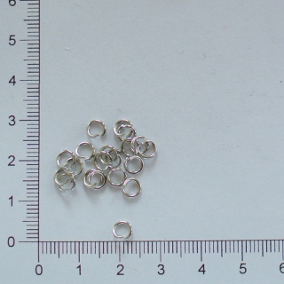Kroužky 316L 5mm tl. 0,8mm (20ks)