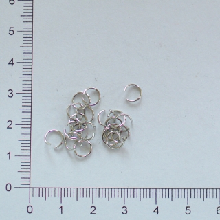 Kroužky 6mm tl.0,7mm 316L (20ks)