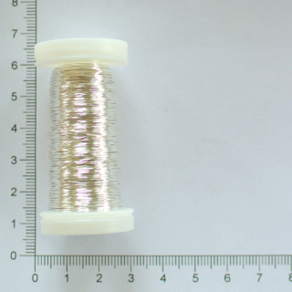 Postříbřený drát 0,3mm (návin 75m)