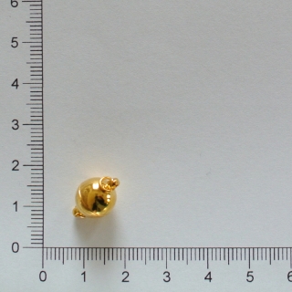 Magnetické zapínání koule 10mm zlatá