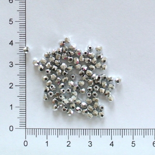 Skleněné ohňovky 3mm stříbrné (100ks)
