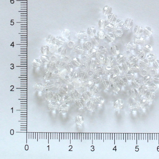 Skleněné ohňovky 4mm čirá (100ks)