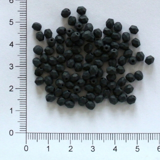 Skleněné ohňovky 4mm černá matná (100ks)